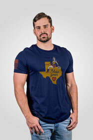 The Nine Line Bless Your Heart T-Shirt in navy.